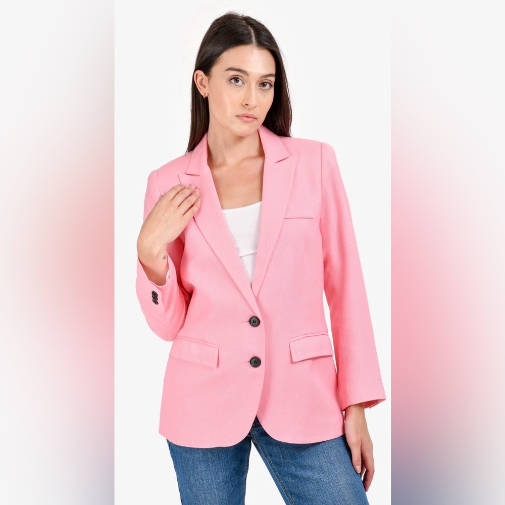 Smythe Boy Blazer in Bubble Pink Flamingo size 2